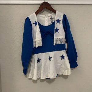 NWT Dallas Cowboys Cheerleader Costume 3T